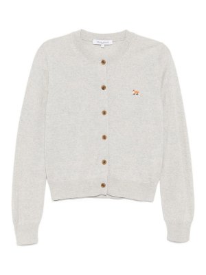 MAISON KITSUNÉ: Cárdigans - Cárdigan - Gris