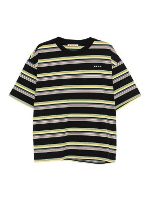 Marni: T-shirts - T-Shirt - Schwarz