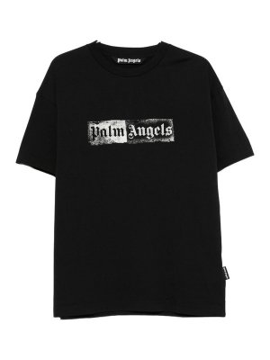 Palm Angels: Camisetas - Camiseta - Negro