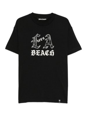Palm Angels: T-shirts - T-Shirt - Noir