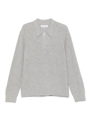SAMSOE SAMSOE: Suéteres con cuello pico - Suéter Cuello Redondo - Gris