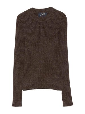 SEAFARER: Suéteres con cuello pico - Suéter Cuello Redondo - Marrón