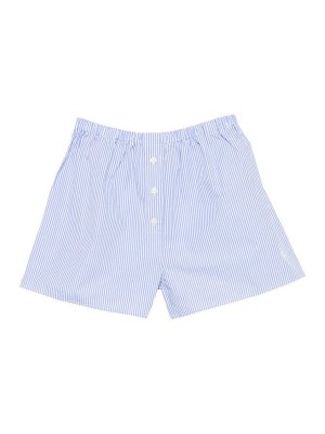 SPORTY & RICH: トラウザーショーツ - ショートパンツ - ブルー