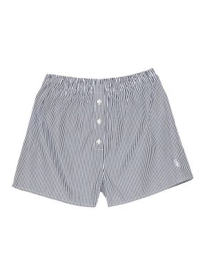 SPORTY & RICH: Shorts - Shorts - Azul Oscuro