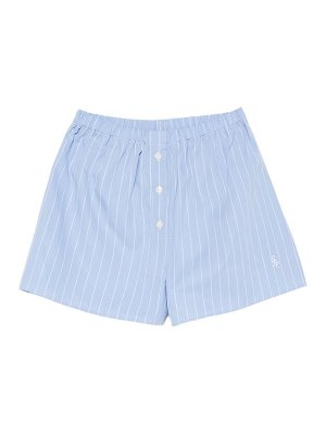 SPORTY & RICH: トラウザーショーツ - ショートパンツ - ブルー