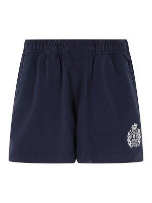 SPORTY & RICH: トラウザーショーツ - ショートパンツ - ブルー