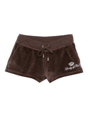 SPORTY & RICH: Shorts - Shorts - Marrón