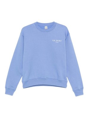 SPORTY & RICH: スウェット＆セーター - スウェットシャツ/セーター - ブルー
