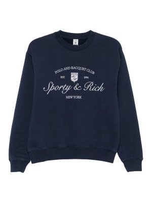 SPORTY & RICH: スウェット＆セーター - スウェットシャツ/セーター - ブルー