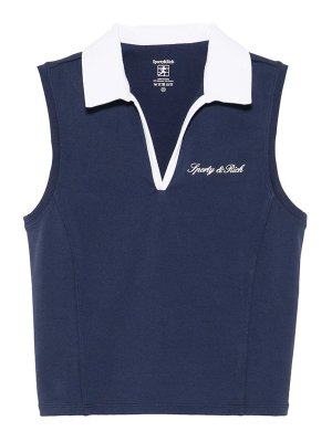 SPORTY & RICH: maglia collo a v - Maglione