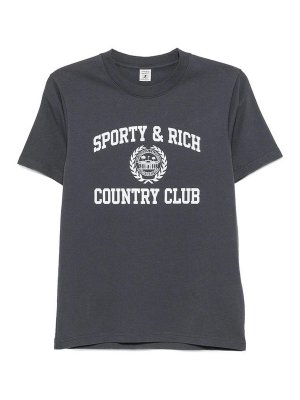 SPORTY & RICH: Camisetas - Camiseta - Gris