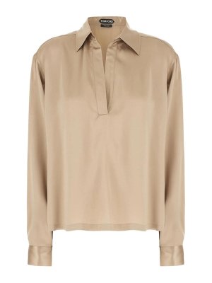 TOM FORD: Tops & Débardeurs - Top - Camel
