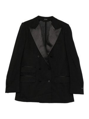TOM FORD: Vestes de costume - Blazer Couturier - Noir