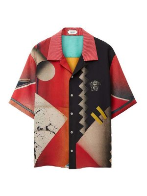 VERSACE: シャツ - シャツ - 赤