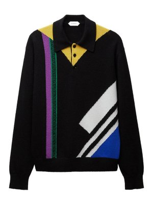 VERSACE: Rollkragenpullover  und Polo-Ausschnitt - Rollkragenpullover - Schwarz