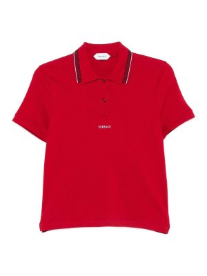 VERSACE: Polos  - Polo - Rouge