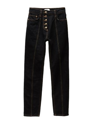 VERSACE: Straight Leg Jeans - Straight Leg Jeans - Schwarz