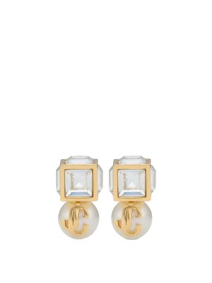 JIMMY CHOO: Pendientes - Pendientes - Dorado