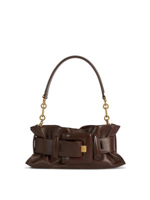 Balmain: Sacs à main - Sac Cabas - Marron
