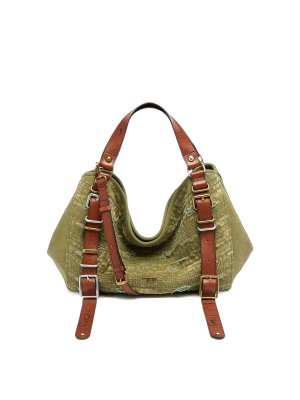DIESEL: Schultertaschen - Schultertasche - Grün