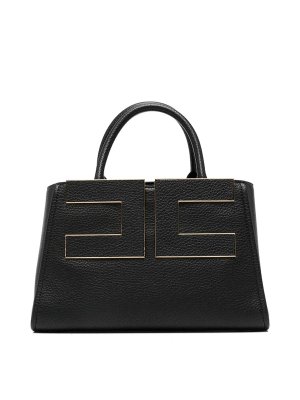 ELISABETTA FRANCHI: Schultertaschen - Schultertasche - Schwarz