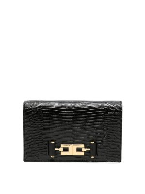 ELISABETTA FRANCHI: Schultertaschen - Schultertasche - Schwarz
