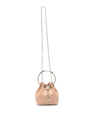 JIMMY CHOO: ショルダーバッグ - ショルダーバッグ - ヌードカラー