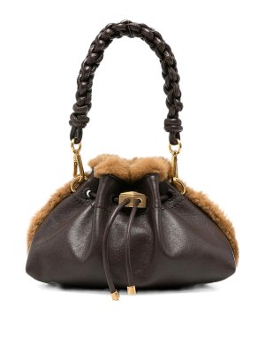 JIMMY CHOO: クロスボディバッグ - クロスボディバッグ - ブラウン