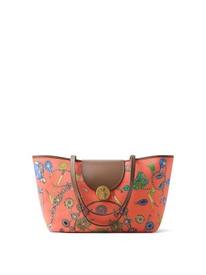 VERSACE: Handtaschen - Shopper - Rot