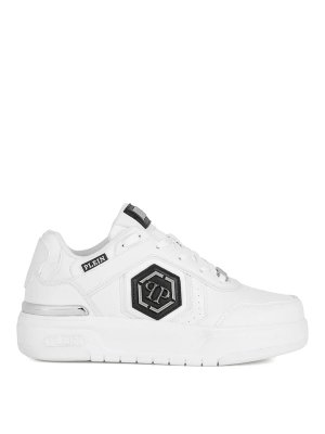 PHILIPP PLEIN: Chaussures de sport - Baskets - Blanc