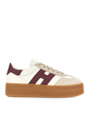 HOGAN: Chaussures de sport - Baskets - Blanc