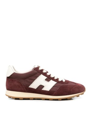 HOGAN: Chaussures de sport - Baskets - Bordeaux