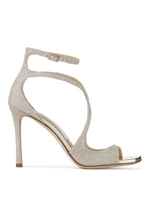 JIMMY CHOO: サンダル - サンダル - 銀