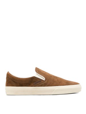 TOM FORD: Chaussures de sport - Baskets - Marron
