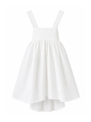 CUCU' LAB: Knielange Kleider - Knielanges Kleid - Weiß