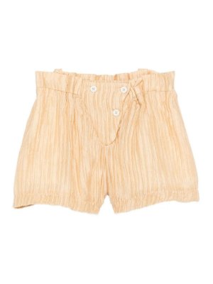 DOUUOD: トラウザーショーツ - ショートパンツ - イエロー