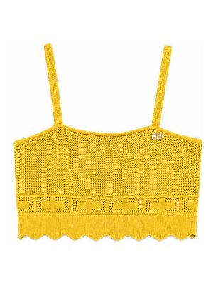 ELISABETTA FRANCHI: Top e canotte - Top Crochet