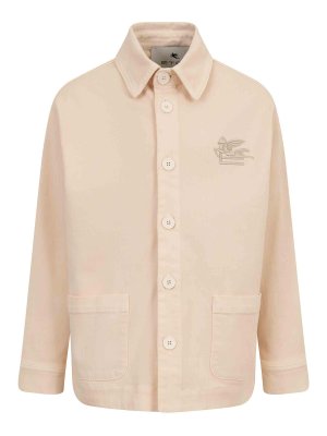 ETRO: shirts - Shirt-style jacket with logo