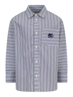 ETRO: Chemises - Chemise - Bleu Clair