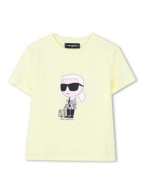 KARL LAGERFELD: t-shirt - T-Shirt Con Logo