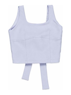 LULU BY MISS GRANT: Tops & Débardeurs - Top - Bleu Clair