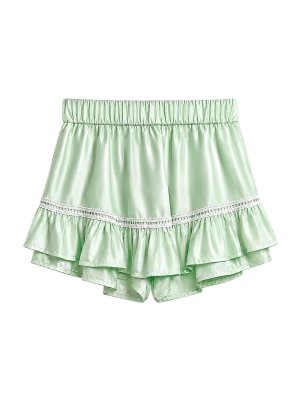 LULU BY MISS GRANT: pantaloni shorts - Shorts Con Balze