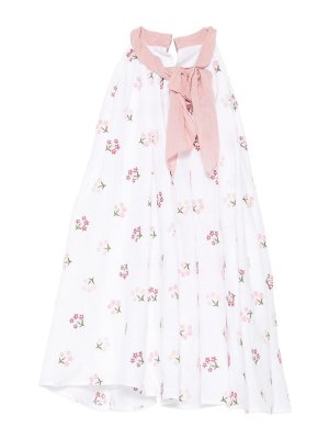 LA STUPENDERIA: Knielange Kleider - Knielanges Kleid - Weiß