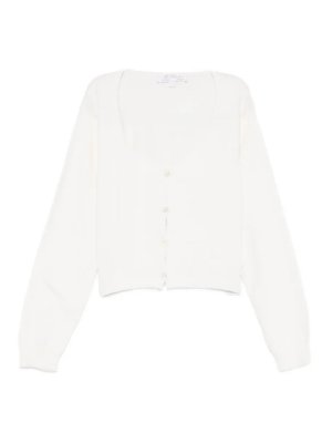 MARIELLA FERRARI: Cardigans - Cardigan - Blanc