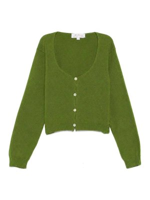 MARIELLA FERRARI: Cardigans - Cardigan - Vert