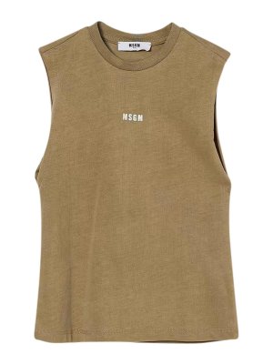 M.S.G.M. KIDS: Tops y camisetas sin mangas - Top - Beis