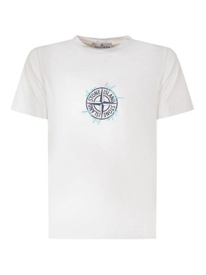 Stone Island Junior: t-shirts - T-Shirt With Logo