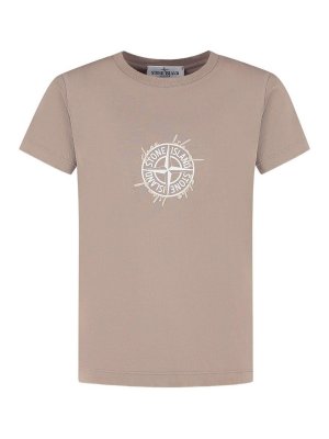Stone Island Junior: Camisetas - Camiseta - Beis