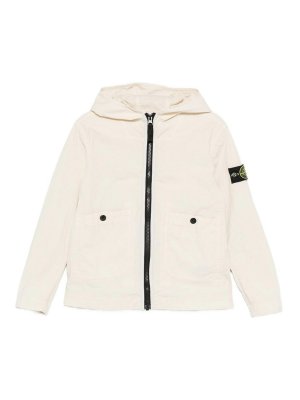Stone Island Junior: casual jackets - Jacket With Hood