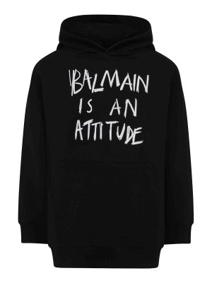 Balmain: スウェット＆セーター - スウェットシャツ/セーター - 黒
